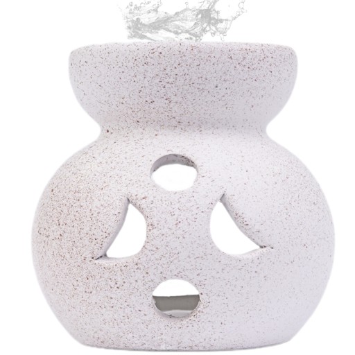 KERAMICKÝ KRB NA VOSKOVÉ OLEJE AROMATERAPIA BOHO NATURAL S BODKAMI