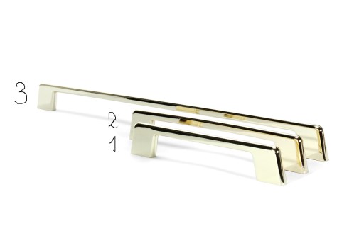 Nábytková úchytka UU55 128 mm, zlatý lesk