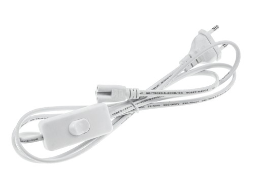 Kábel pre 150cm LED lineárne lampy s vypínačom