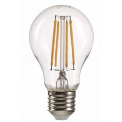 E27 10W A60 číra retro LED žiarovka