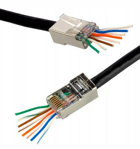 NEKU RJ45 zátky priechodné 8P8C FTP kat