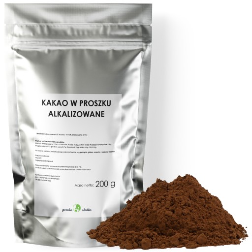 KAKAOVÝ PRÁŠOK nízkotučný alkalizovaný 200g