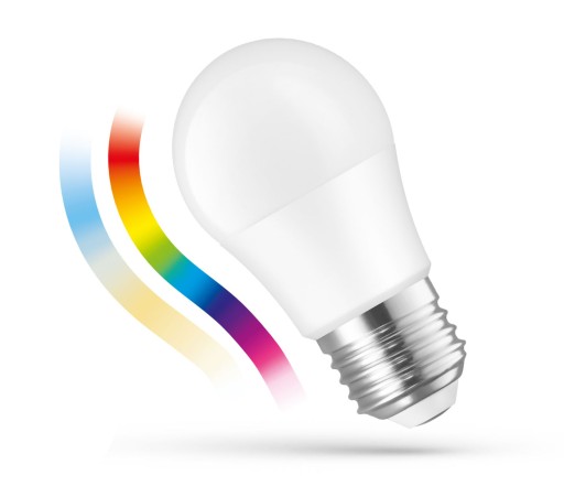 Inteligentná RGB farebná SMART LED žiarovka 9W E27