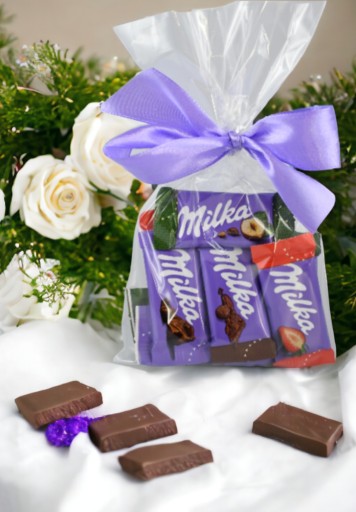 Darček ku DŇU ŽIEN Milka Naps čokolády, 10 kusov, dievčatá, dámy, deti