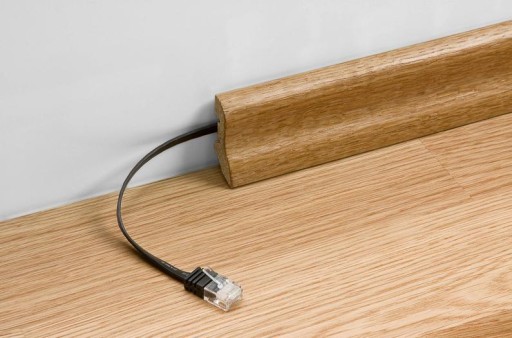 5m RJ45, kategória 6 LAN kábel Plochý tenký internetový prepojovací kábel biely