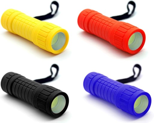 LED MINI GUMOVÁ BATERKA TAKTICKÁ TURISTICKÁ LAMPA VÝKONNÁ VODEODOLNÁ