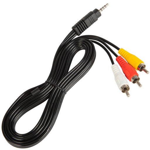 Kábel audio video mini jack 3,5 mm - 3x RCA cinch 1,5 m