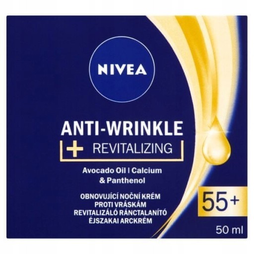 Nivea nočný krém na tvár proti starnutiu 50 ml