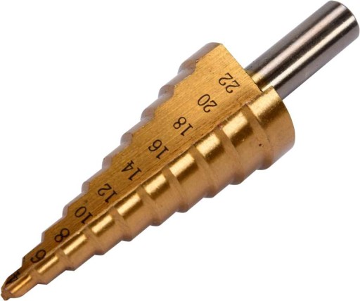 VŔTAČKA YATO KROKOVANÁ 4-22MM HSS 4241 TITÁN