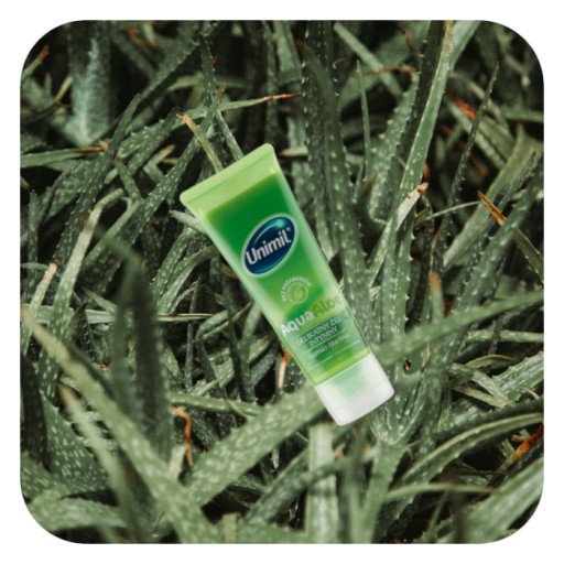 Unimil AQUA ALOE Intímny gél Zvlhčujúci vodný lubrikant JEMNÝ ALOE