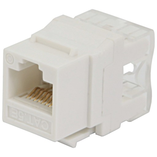 KEYSTONE RJ-45 MODUL ZÁSUVKY RJ45 CAT.5E BIELA