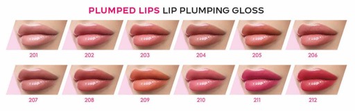 Lesk na pery Golden Rose Plumped Lips - 206