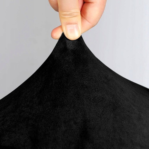 ŠKANDINÁVSKÝ POTAH NA STOLIČKU, ČIERNA ELASTICKÁ, UNIVERZÁLNA