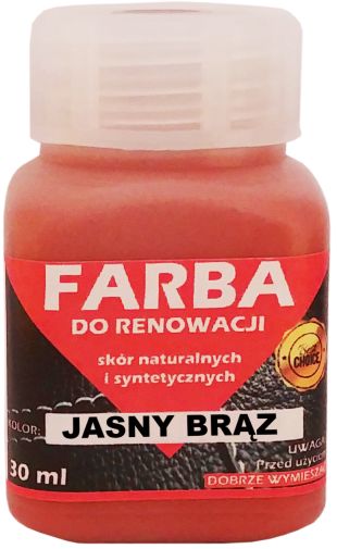RENOVÁCIA KOŽE NÁTER NÁTER SVETLOHNEDÁ 30ml