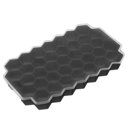 Silikónová forma na ľadové kocky s vrchnákom