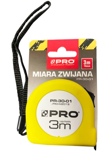 Zvinovací meter 3m 16mm krajčírsky meter PR-30-01 PRO