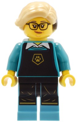 LEGO figúrka col435 71045 LEN OBRÁZOK domáceho strihača bez príslušenstva