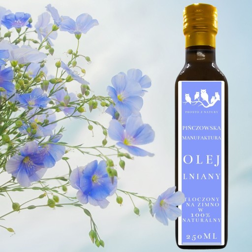 Ľanový olej Pińczowska Manufaktura 250 ml