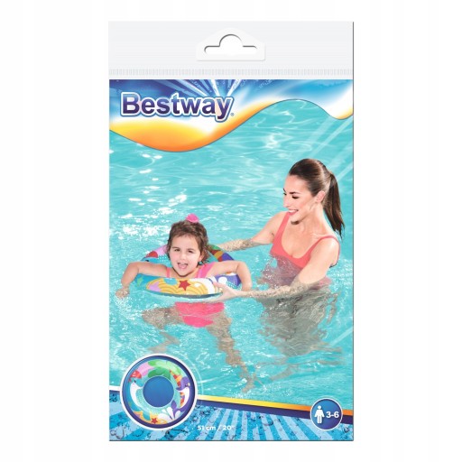 Nafukovací kruh na plávanie pre deti Delfín 51 cm Bestway +3 roky