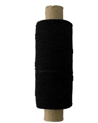 Pogumované nite, 30m elastické gumičky, čierne