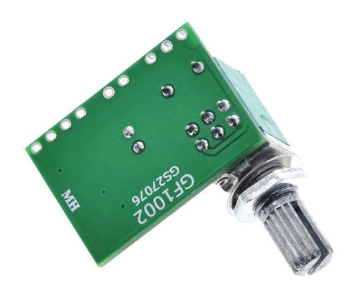 658 2X3W audio zosilňovač PAM8403 s potenciometrom