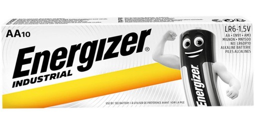 10x ENERGIZER INDUSTRIAL AA LR6 MN1500 BATÉRIE