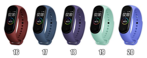 PÁRKA PRE XIAOMI MI BAND 3/4 - MNOHÉ FARBY