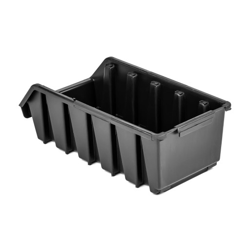 Organizér kontajnerov na odpadky čierny 215x115x75