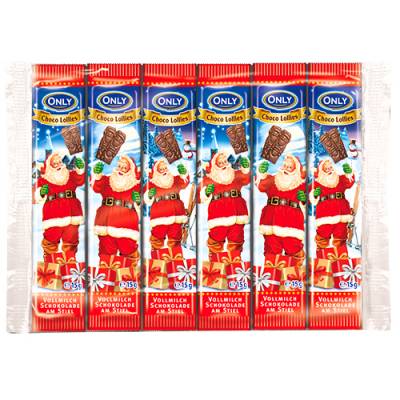 Len čokoládové lízanky 6x15g