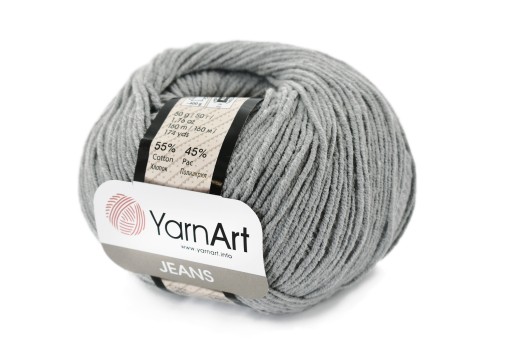 YARNART JEANS 46 priadza, šedá