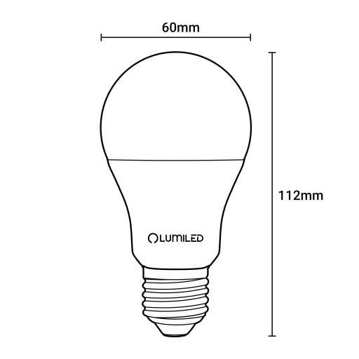 E27 LED žiarovka 10W = 75W 1055lm 4000K NEUTRAL PREMIUM EMC2 LUMILED