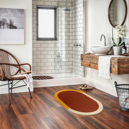 RÝCHLOSCHNÚCA KÚPEĽŇOVÁ PODLOŽKA, ABSORBNÁ, PROTIŠMYKOVÝ KOBEREC DO KÚPEĽNE WC
