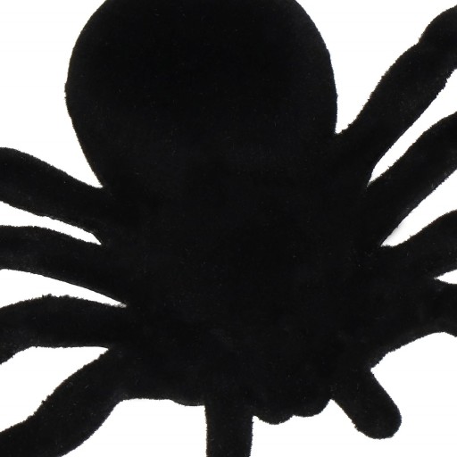 UMELÉ HALLOWEENSKÉ PAVÚKY ČIERNE 2 ks DEKORÁCIA VEĽKÁ STRAŠIDLÁ OZDOBA