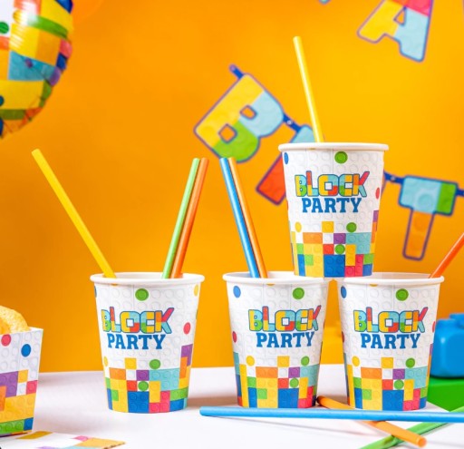 HRNČEKY, LEGO TEHLY, NARODENINOVÉ HRNČEKY, 220ML, 6 KS