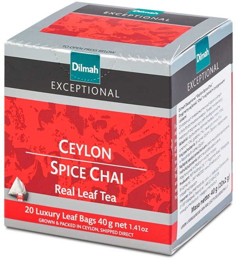 Dilmah Exceptional Ceylon Spice Chai čierny čaj v pyramídach 20 ks