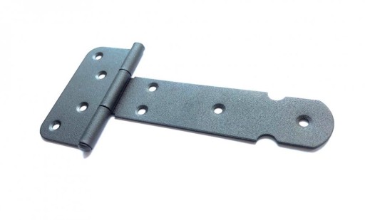 Ozdobný čierny konštrukčný pánt bránky 125 mm