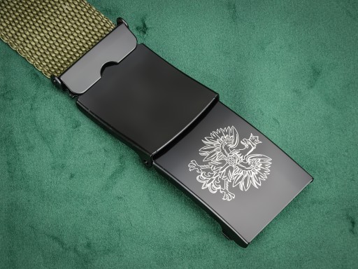 Pánsky opasok na nohavice POLISH Eagle khaki široký
