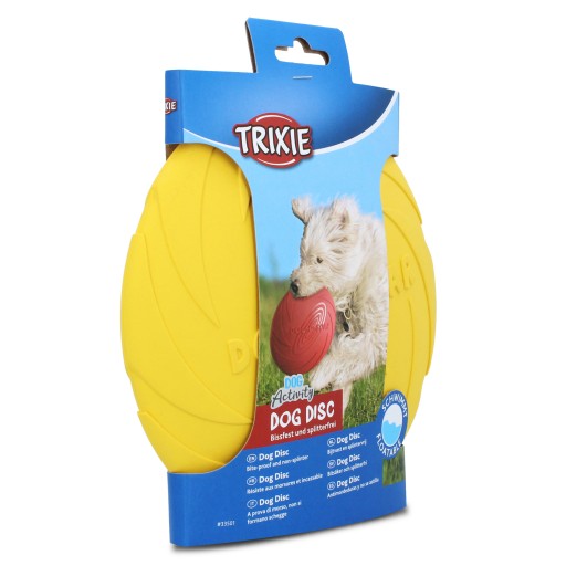 FRISBEE Lietajúci kotúč hračka PSA HĽADANIE 18 cm HADACÍ TANIER Gumová podšálka
