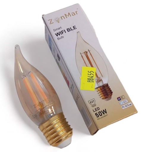 E27 Smart LED WiFi BLE Žiarovka 5W Sviečka ZonMar