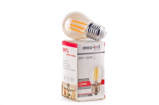 Retro Edison LED žiarovka 4W G45 E27 2300K teplá