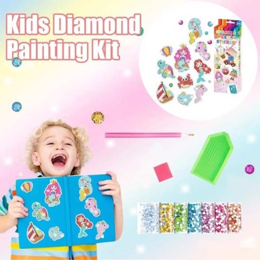Diamantová mozaika, nálepky, výšivky, diamanty, pasta