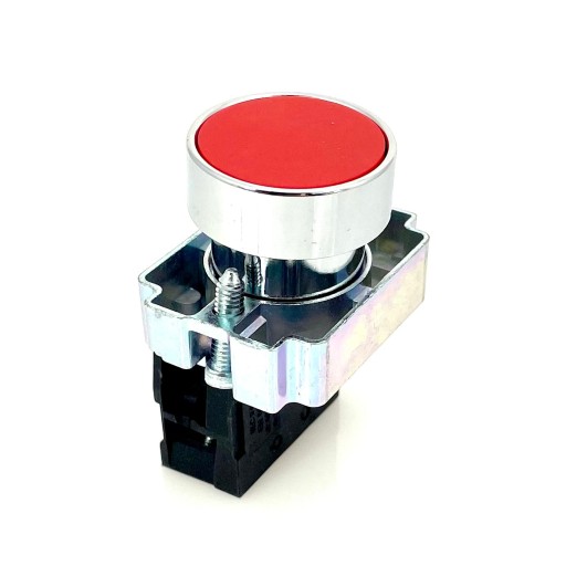 Červené ovládacie tlačidlo STOP 1xNC BA42 22mm