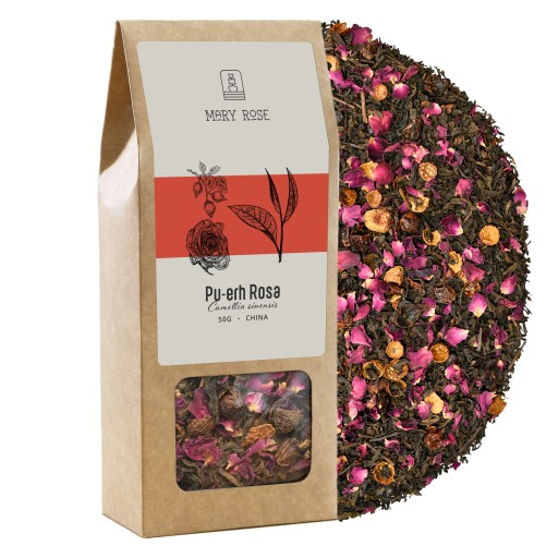 Mary Rose Pu-erh Rosa čaj 50 g