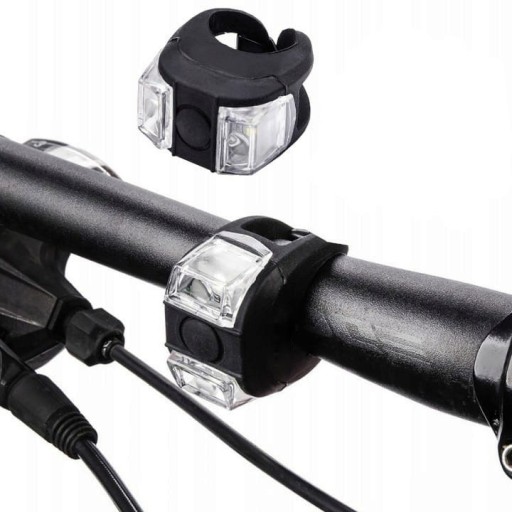 BIKE SVETLÁ LED CYKLISTICKÁ LAMPA PREDNÁ ZADNÁ 2KS