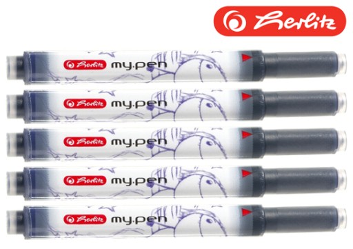 UNIVERZÁLNE NÁPLNE HERLITZ MY.PERA - 5 KUSOV PRE PLNIACE PERÁ