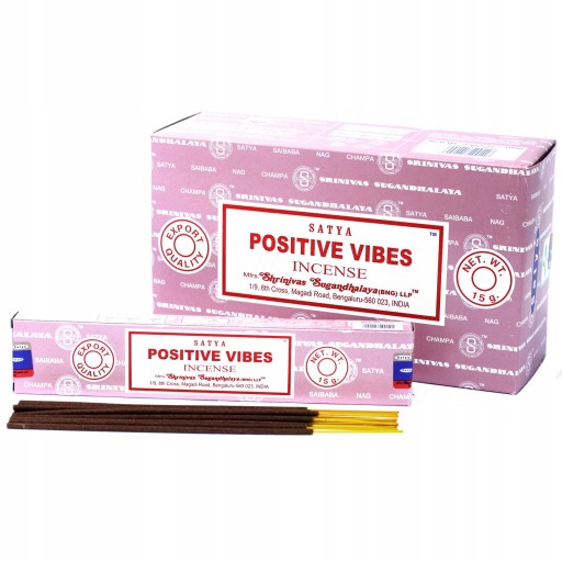 Satya vonné tyčinky - pozitívne vibrácie