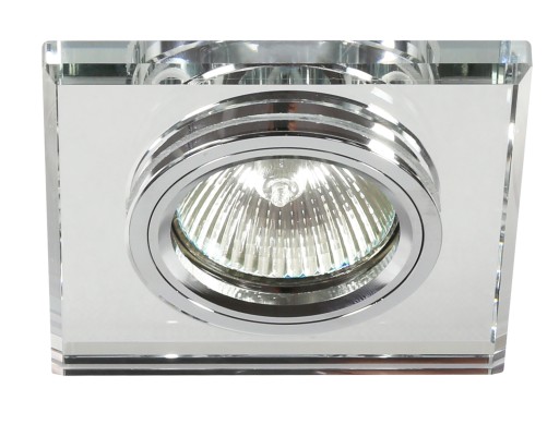 Candellux Zásuvka zapustená SS-13 GU10/GU5.3 - priehľadná