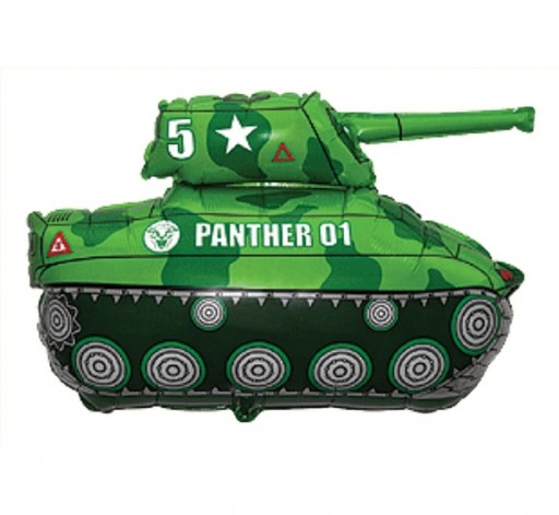 Tank Fóliový balón Veľký Green Party Party