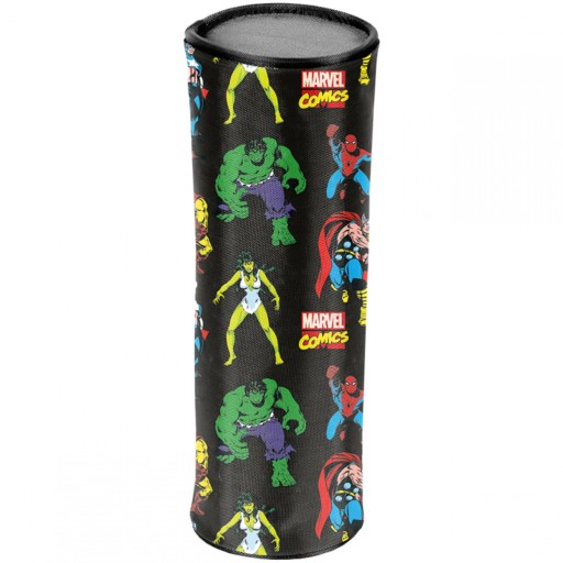 Avengers puzdro na ceruzku kruhové školské Paso Avengers Boys do školy