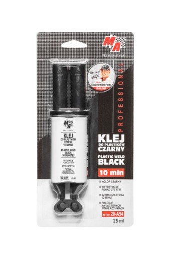MOJE AUTO LEPIDLO NA PLASTY ČIERNA 10 MINÚT 25ML